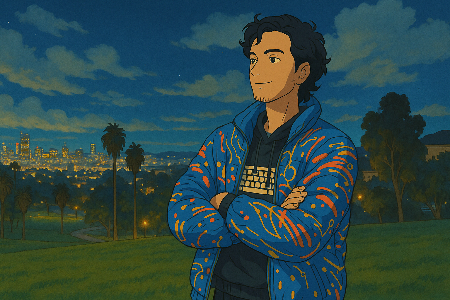 Namanyay (Stylized) in Dolores Park